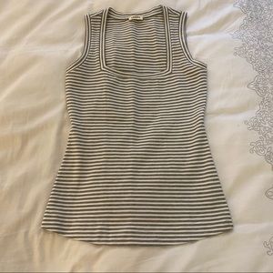 L’Agence striped tank top